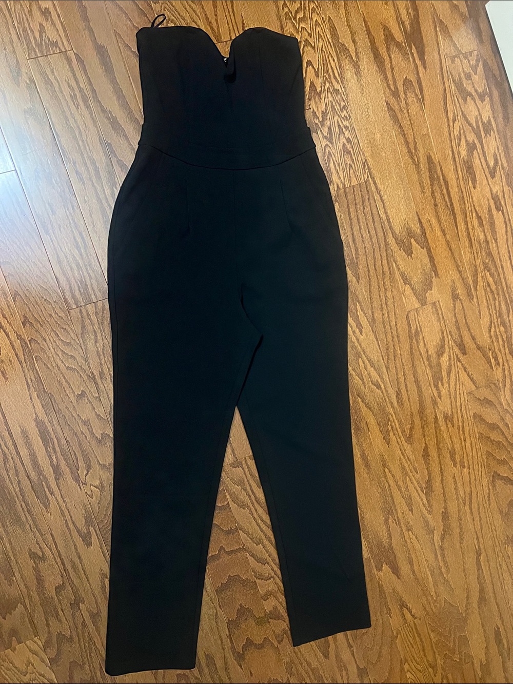 Express Strapless Black Jumpsuit, size 0, NWT